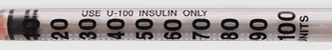 Syringe volume reference