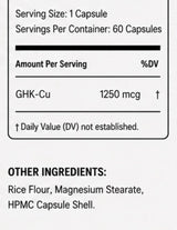 GHK-Cu 1250mcg Capsules