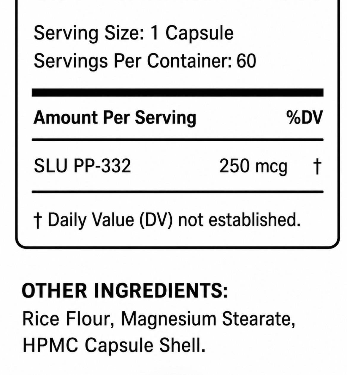 SLU-PP-332 250mcg Capsules